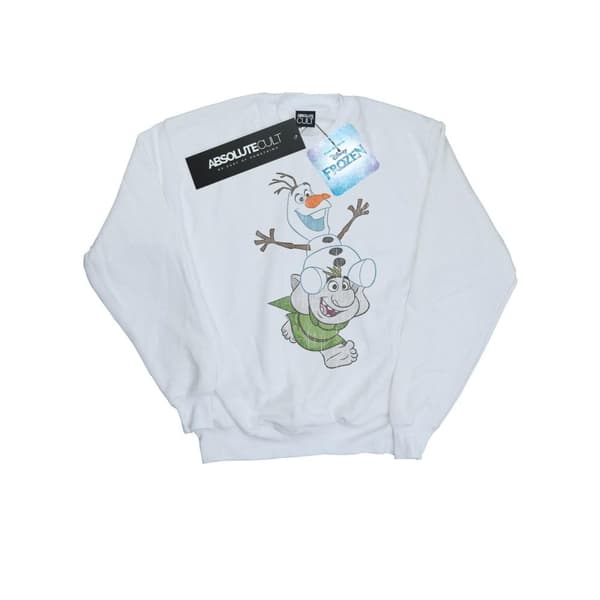 Disney Boys Frozen Olaf And Troll Sweatshirt