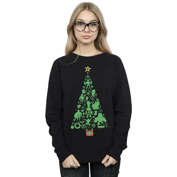 Marvel Sweatshirt med julgran från Avengers - dam/dam