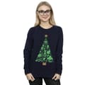Miniatyrbillede 2 af 3: Marvel Womens/Ladies Avengers Christmas Tree Sweatshirt