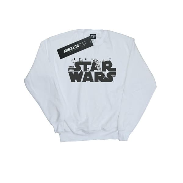 Star Wars Mens Minimalist Logo Sweatshirt