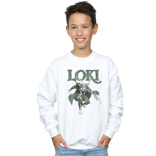 Marvel Boys Loki Scepter Sweatshirt