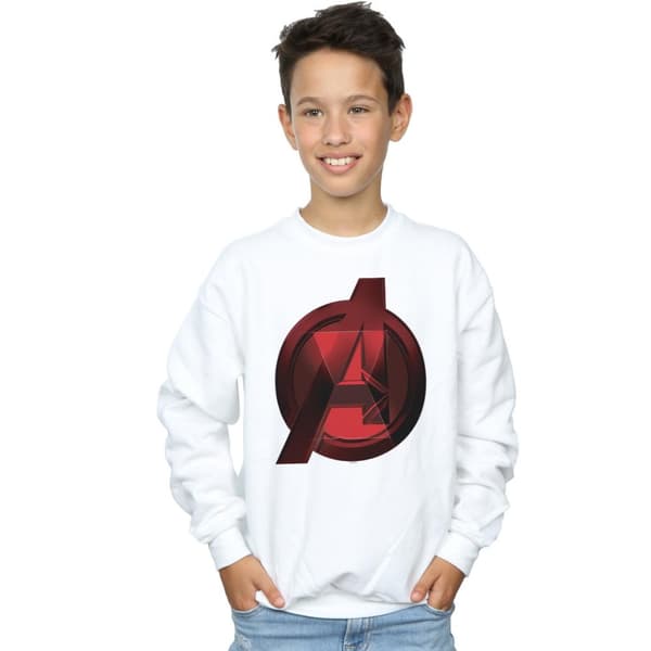 Marvel Boys Black Widow Movie Avengers Logo Sweatshirt