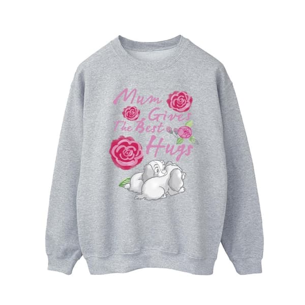 Disney Mens Lady And The Tramp Mum Hugs Sweatshirt