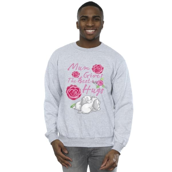 Disney Mens Lady And The Tramp Mum Hugs Sweatshirt