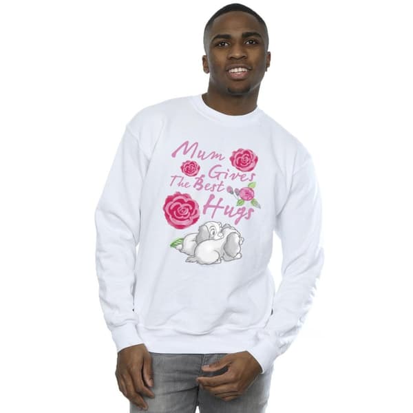 Disney Mens Lady And The Tramp Mum Hugs Sweatshirt