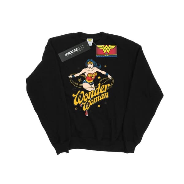DC Comics Womens/Ladies Wonder Woman Stars Sweatshirt
