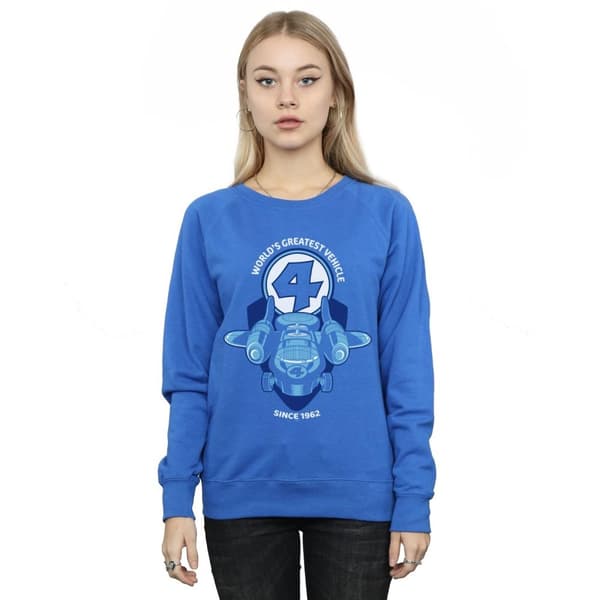 Marvel Womens/Ladies Fantastic Four Fantasticar Sweatshirt
