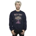 Miniatyrbilde 2 av 3: Rick And Morty Mens Pink Spaceship Sweatshirt