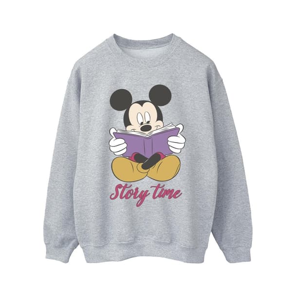 Disney Mens Mickey Mouse Story Time Sweatshirt