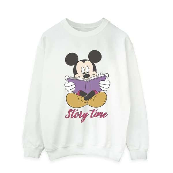 Disney Mens Mickey Mouse Story Time Sweatshirt