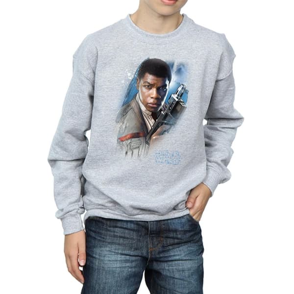 Star Wars Boys The Last Jedi Finn Brushed Sweatshirt