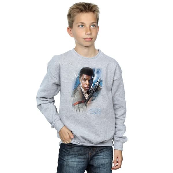 Star Wars Boys The Last Jedi Finn Brushed Sweatshirt
