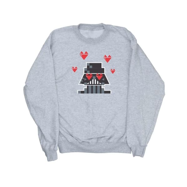 Star Wars Dam/Tjej Valentines Vader In Love Sweatshirt
