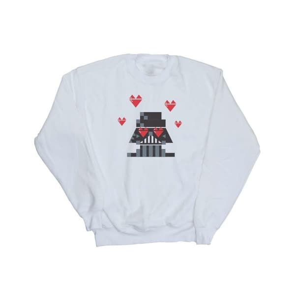 Star Wars Dam/Tjej Valentines Vader In Love Sweatshirt