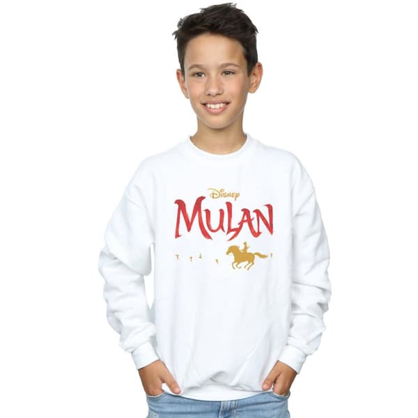 Disney Sweatshirt med Mulan-filmlogotyp för pojkar