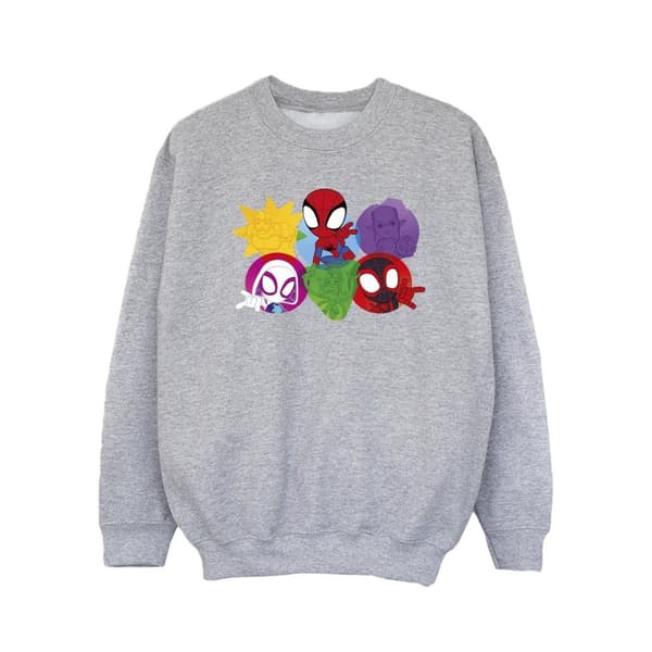 Marvel Spidey And His Amazing Friends Faces-tröja för flickor