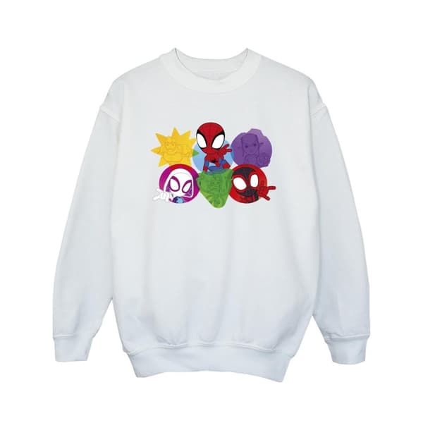 Marvel Spidey And His Amazing Friends Faces-tröja för flickor