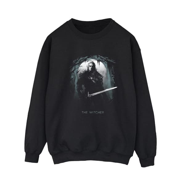 Netflix Dam/Tjej The Witcher Geralt Of The Night Sweatshirt