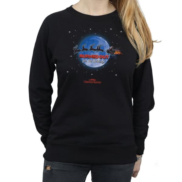 National Lampoon´s Christmas Vacation Dam/Tjej - Sweatshirt med utbränt mönster
