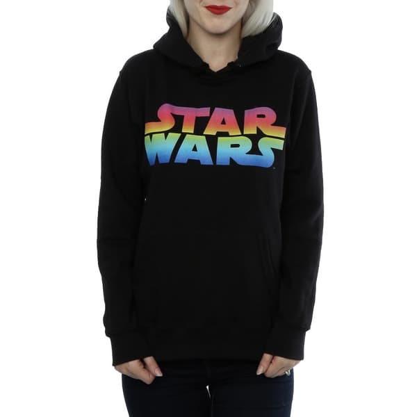 Star Wars Kvinnor/Damer Rainbow Logo Hoodie