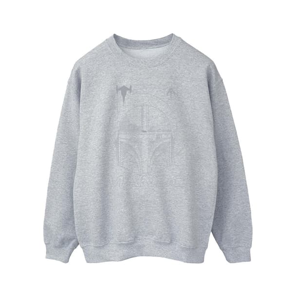 Star Wars Mens The Mandalorian Rings Helmet Sweatshirt