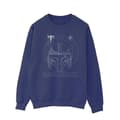 Miniatyrbillede 1 af 3: Star Wars Mens The Mandalorian Rings Helmet Sweatshirt
