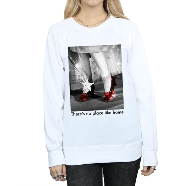 The Wizard Of Oz Dam/Tjej Ruby Slippers Foto Sweatshirt
