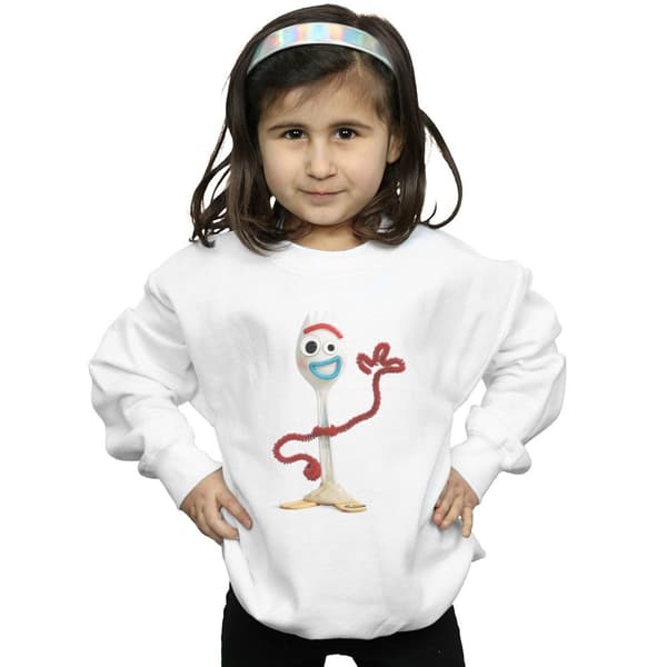 Disney Girls Toy Story 4 Forky Sweatshirt