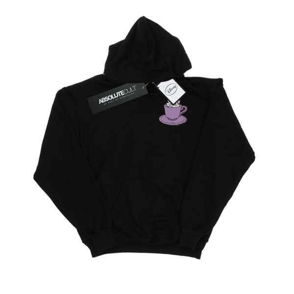 Disney Mens Aristocats Marie In Cup Breast Print Hoodie