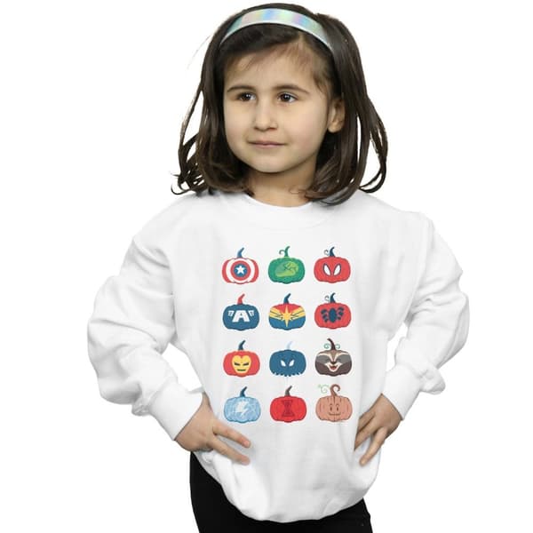 Marvel Girls Avengers Pumpkin Icons Sweatshirt
