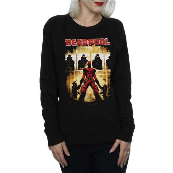 Marvel Dam/Tjej - Deadpool - Sweatshirt med målskyttefunktion