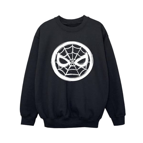 Marvel Boys Spider-Man Chest Logo Sweatshirt