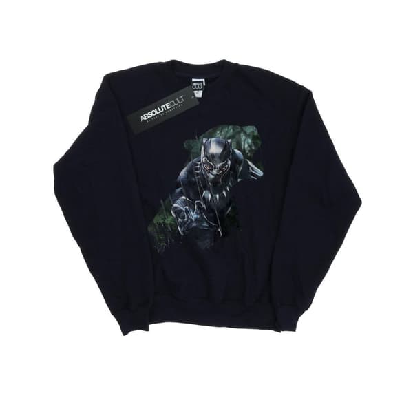 Marvel Girls Black Panther Wild Silhouette Sweatshirt