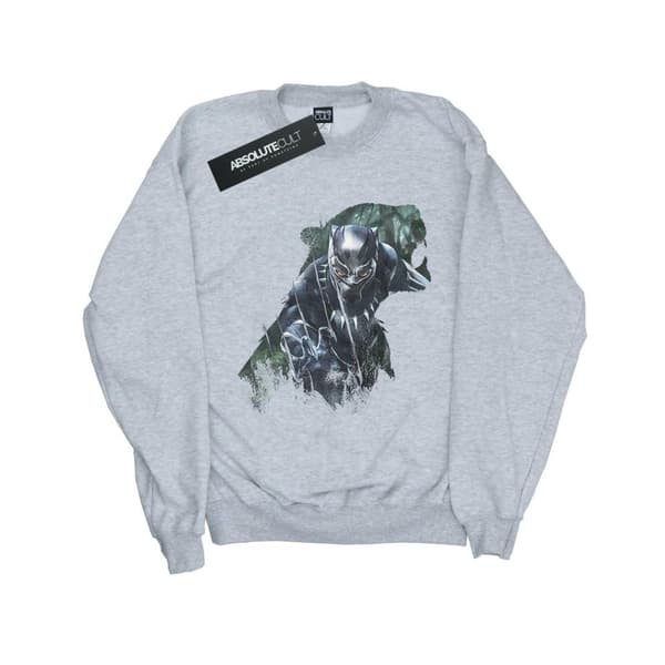 Marvel Girls Black Panther Wild Silhouette Sweatshirt