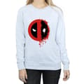 Miniatyrbild 3 av 5: Marvel Dam/Tjej Deadpool Split Splat Logo Sweatshirt