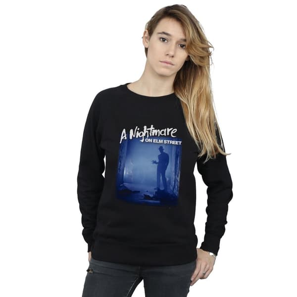 A Nightmare On Elm Street Dam/Tjej Freddy Is Waiting Sweatshirt