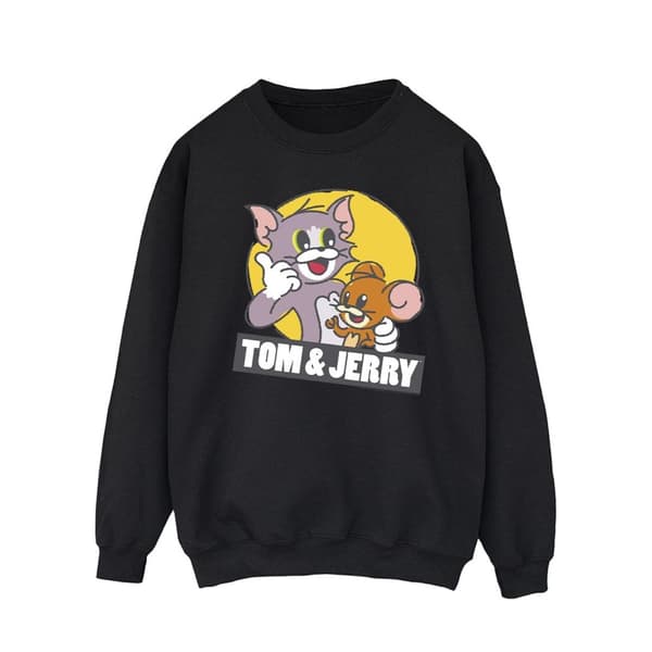 Tom And Jerry Sweatshirt med Sketch-logotyp för herrar