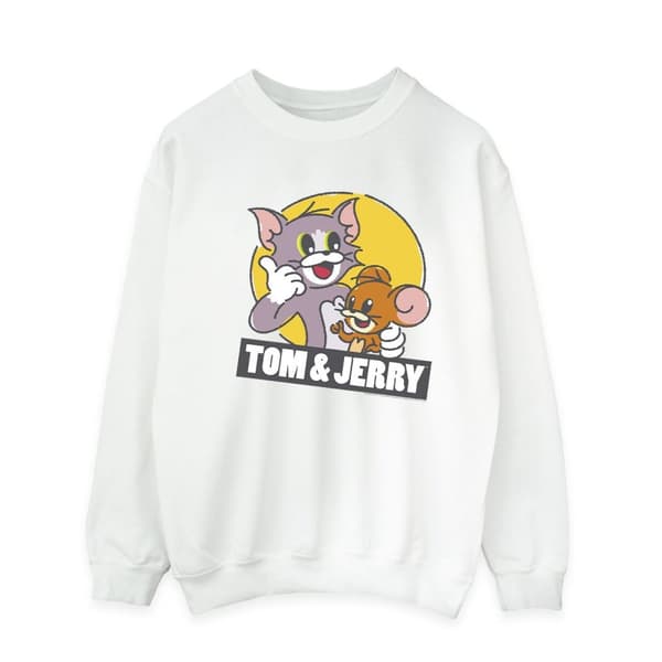 Tom And Jerry Sweatshirt med Sketch-logotyp för herrar