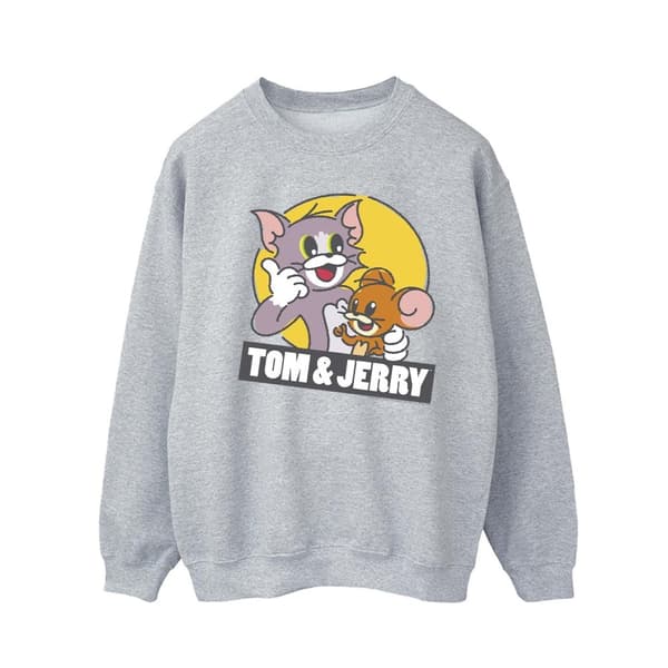 Tom And Jerry Sweatshirt med Sketch-logotyp för herrar