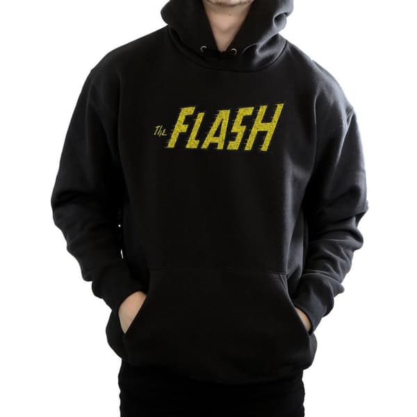 DC Comics Herrtröja med Flash Crackle-logga