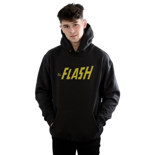 DC Comics Herrtröja med Flash Crackle-logga