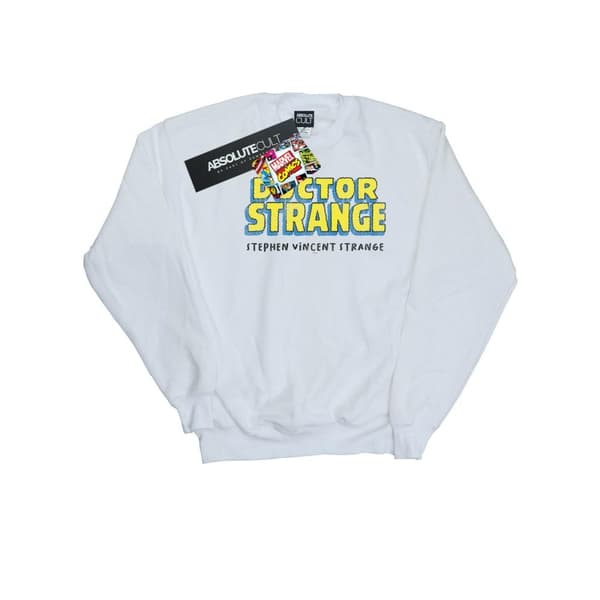 Marvel Womens/Ladies Doctor Strange AKA Stephen Vincent Strange Sweatshirt White XXL