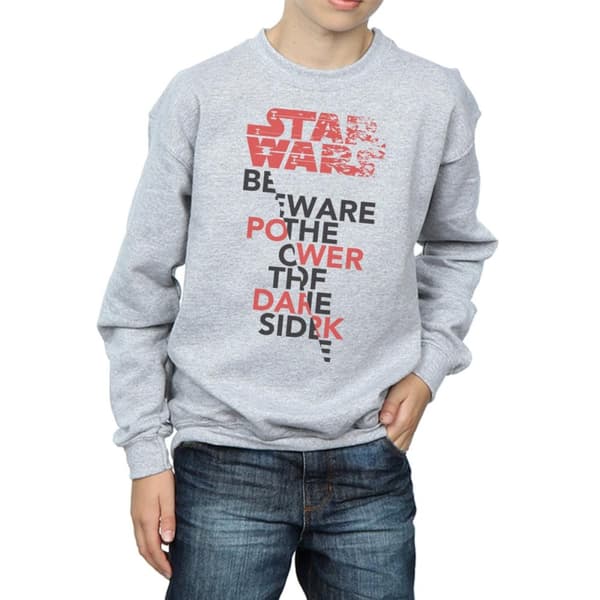 Star Wars Boys The Last Jedi Power Of The Dark Side Sweatshirt