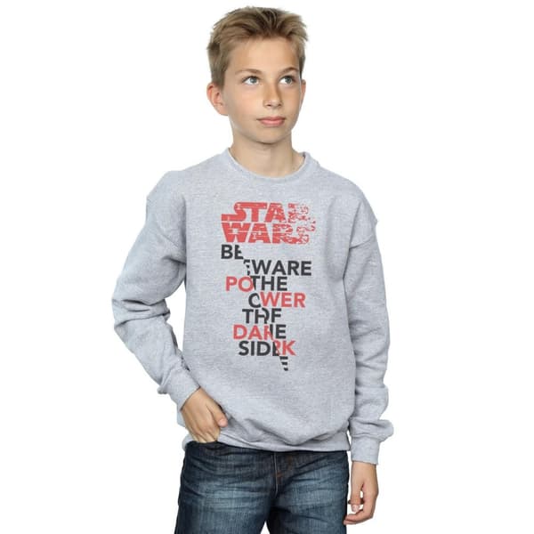 Star Wars Boys The Last Jedi Power Of The Dark Side Sweatshirt