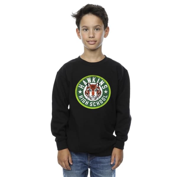 Netflix Stranger Things Hawkins Tiger Circle Sweatshirt för pojkar