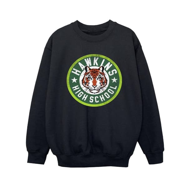 Netflix Stranger Things Hawkins Tiger Circle Sweatshirt för pojkar