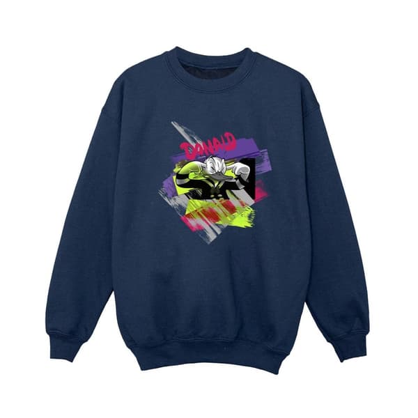 Disney Pojkar Donald Duck Öronpropp Bright Sweatshirt Navy Blue 9-11 Years