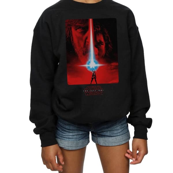Star Wars The Last Jedi Röd Poster Sweatshirt för flickor