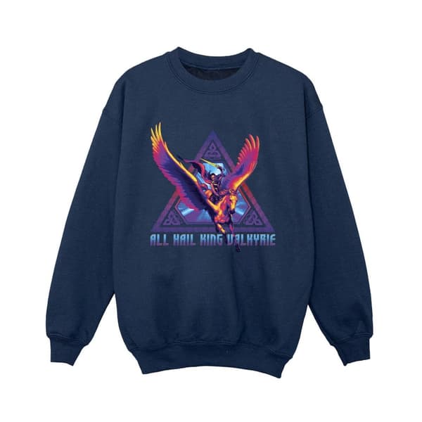 Marvel Pojkar Thor Love And Thunder Valkyrie Sweatshirt