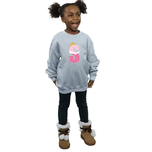 Disney Sweatshirt med alfabetet "S Is For Sleeping Beauty" för flickor